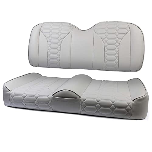 MODZ® FS2 Custom Golf Cart Front Seat for EZGO RXV - [2008-Up] - Gray Base - Cobra Pattern