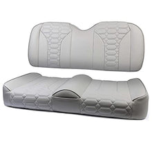 MODZ® FS2 Custom Golf Cart Front Seat for EZGO RXV - [2008-Up] - Gray Base - Cobra Pattern