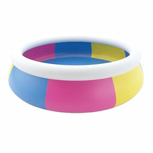 YUEWO Tricolor Inflatable Swimming Pool for Kids and Adults, Large Kiddie Pool Outdoor Portable Blow Up Swimming Pool for Family, Backyard, Outside and Water Summer Party (10ft X 30in)