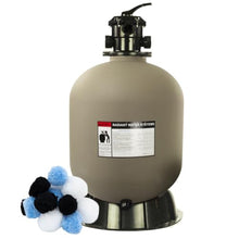 Rx Clear Radiant Sand Filter | 24 Inch Tank | Includes Luster Media Balls
