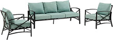 Crosley Furniture Kaplan 3-Piece Sofa Patio Set