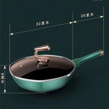 TEOYETTSF Octagonal pot wheat stone non-stick wok household add thick flat multi-functional