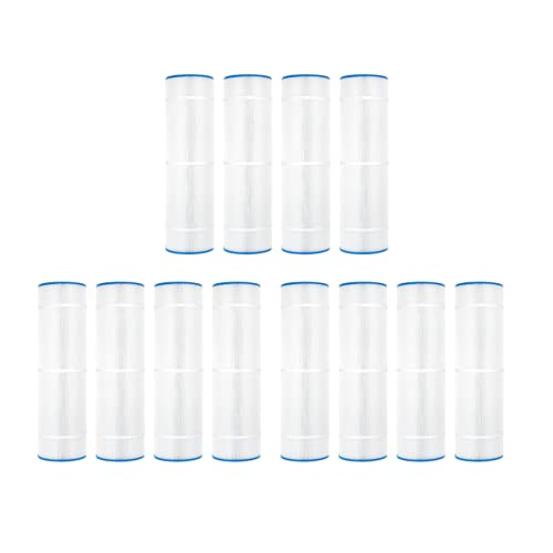 Doheny's PA1061 Pool Spa Filter | Replacement Filters for Hayward SwimClear C4025 | Replaces Pleatco PA106, Unicel C-7488, Filbur FC-1226 | OD: 7”, Length: 25 1/2”, Top & Bottom Opening: 3” | 12-Pack