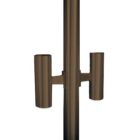 Eder Flag Flagpole Tunnel Lights for 8 Inch Diameter Pole Bronze Anodized
