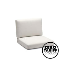 METADRI Casual Cushion (TM) Deep Seat Patio Cushion, Reticulated Foam Dries 50% Faster, Sunbrella Fade & Water Resistant 26" W x 30" D, 4" Thick, Cast Pumice