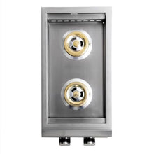 Heavy-Duty Stainless Steel Outdoor | Blaze Double Side Burner Propane LP Grill Barbeque | LED Lights Thermometer | Best Of Backyard For Grilling Masters | BLZ-SB2LTE-LP