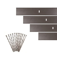 Dreamscape YardEdge Aluminum Landscape Edging Kit - 8 Strips, 6ft Each (48ft Total), Bronze Duraflex Paint - Professional Quality Landscaping Border, Metal Divider for Lawn, Garden, Flowerbed