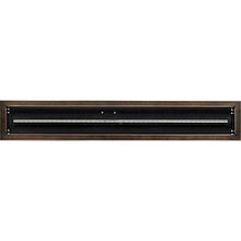 48" x 6" Oil Rubbed Bronze Linear Drop-in Fire Pit Pan