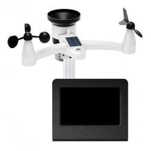 IOKGVEDD Rain Gauge, 8-in-1 Wireless Weather Station with WiFi Sync Solar Powered Outdoor Sensor