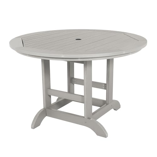 highwood Adirondack 48" Round Dining Table, Harbor Gray