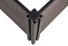 G21 Raised Bed Crop 106 x 106 x 54 cm, WPC, Ebony