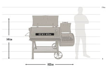 Oklahoma Joe's Longhorn Reverse Flow Offset Smoker Black