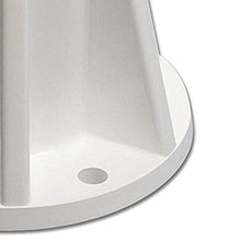 SAFTRON 3 Step High Impact Polymer Pool Ladder with Surface Mounting Base 2 Pack White