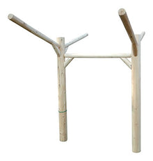Log Kayak Rack 2 Place Buried in Ground Canyon Brown