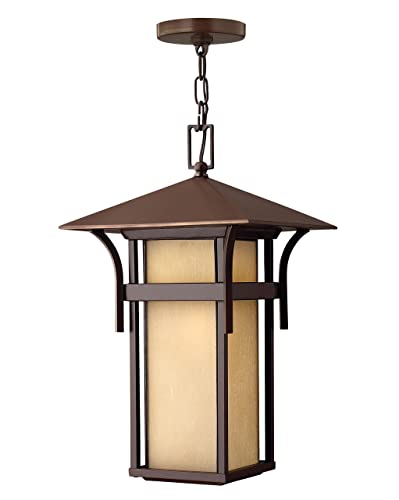 Hinkley Harbor Medium Hanging Lantern, Low Voltage Anchor Bronze