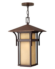 Hinkley Harbor Medium Hanging Lantern, Low Voltage Anchor Bronze