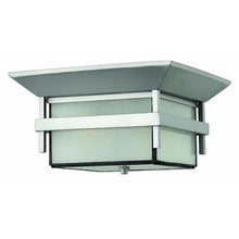 2 Light Medium Outdoor Flush Mount in Transitional-Craftsman-Coastal Style 12.25 inches Wide By 7 inches High-Titanium Finish-Incandescent Lamping Type Transitional Craftsman Coastal Outdoor