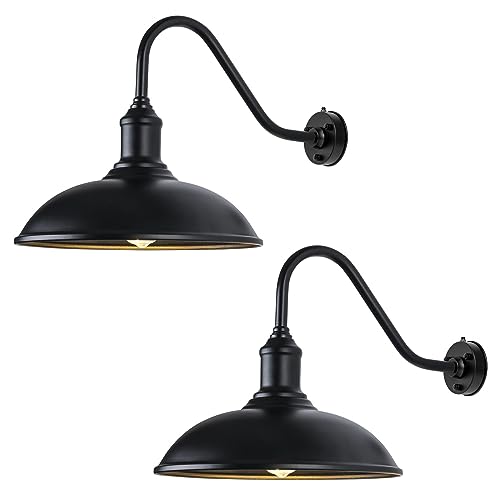 Naurham 21 Inch Dusk to Dawn Outdoor Barn Lights Outdoor Fixture for House