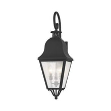 Livex Amwell 3 Light 32 Inch Outdoor Wall Lantern Bronze