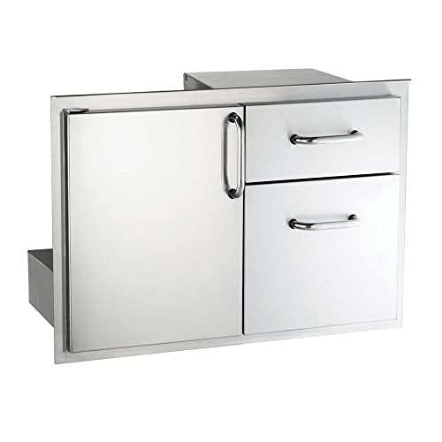 FireMagic Select Access Door with Platter Storage and Double Drawer