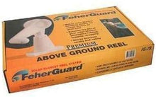 Feherguard Premium Above Ground Full Solar Cover Reel System for Above Ground Pools up to 30 FT in Diameter | Solar Blanket Holder | Fits Round and Oval Pools | Residential Pool Accessories