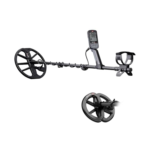 MINELAB Equinox 900 Multi-Frequency Collapsible Metal Detector for Adults Bundle with EQX 6 Coil