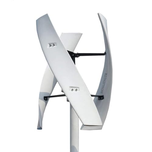 HENGJINGTR 10000W 12V 24V 48V Wind Turbine Generator, Low Noise Vertical Turbine Alternative Free Energy Windmill MPPT Hybrid Controller,3 Blades,24v