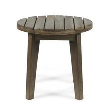 Hassyee 3 Pieces Outdoor Bistro Set with Wood&Metal Frame and Round Table for Poolside, Balcony, Outdoor Furniture Set with Elastic Rope Strap Weave for Garden, Lawn