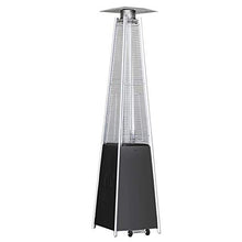 AIZYR Waterproof Outdoor Garden Gas Heater with Temperature Control Flameout Switch/Wheels for Balcony, Courtyard, Garage, Patio