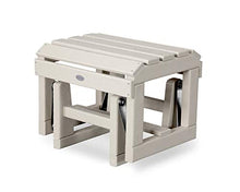 POLYWOOD Adirondack Glider Ottoman, Sand