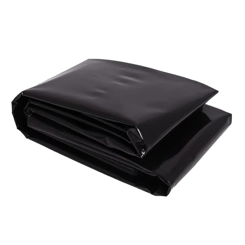 Yidechon Pond Liner 3x7ft 10ftx13ft 16x20ft 23ftx26ft, Pond Lining Fish Pond Membrane Thickness 5mil Flexible Pond Liners HDPE Pond Tarp for Ponds, Streams and Water Gardens(Size:12x15m/39x49ft)