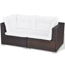 QINXIXINAIXI Garden Furniture Set Brown Acacia Wood 9 Piece Foldable Seating Sets Patio Poolside Modern Outdoor