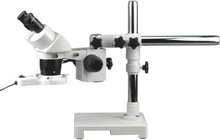 AmScope Binocular Stereo Microscope WH10x Eyepieces 5X-45X Magnification White