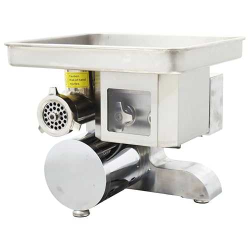LGXEnzhuo Desktop Meat Grinder Cutting Machine Gray