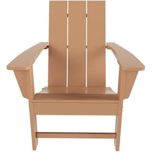 Costaelm Palms 12-Piece Modern Poly Folding Adirondack Chair Set with Ottoman and Side Table