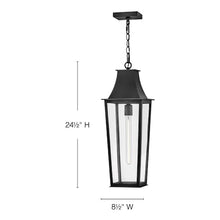Hinkley Georgetown Large Hanging Lantern, Black