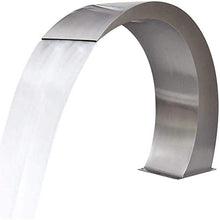 ERoomQ Stainless Steel Splash Shower Pool for In Ground Pools Waterfalls Sheer Water Feature