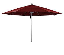 California Umbrella 11' Venture Series Contract Grade Patio Umbrella Pulley Open Jockey Red