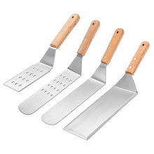 Barbecue Tool Shovel Frying Stainless Steel Iron Plate Steak Set