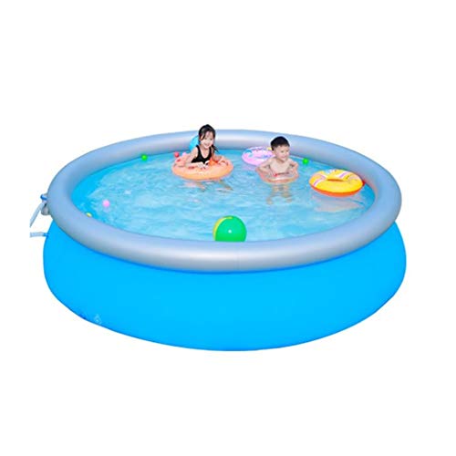 Inflatable Pools for Kids with Shade Thick Wear-Resistant PVC Material Enjoy Happy Summer Inflatable Swimming Pools (Diameter 308 cm) Summer Backyard Water Part
