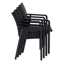 Compamia Pacific Sling Arm Chair in Black (Set of 2)