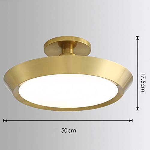 AMAZWI Lamp Bedroom Lamp Ceiling Lamp Simple Modern Led Master Bedroom Lamp Round Personality Room Lighting (Color : D)