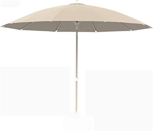 GFAZXDS Outdoor Patio Umbrella Base - UV Protective Garden Canopy for Lawn & Market Use - Durable Outdoor Sunshade Stand Perfect for Tables & Parasols,Creamy-A