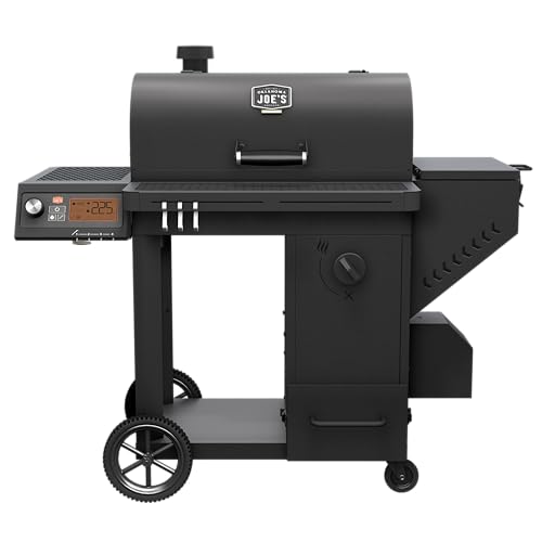 Oklahoma Joe's Tahoma Auto-Feed Charcoal 900 Smoker and Grill Black