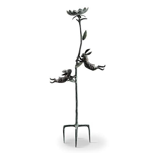 SPI Rowdy Rabbit Pair Birdfeeder with Stake