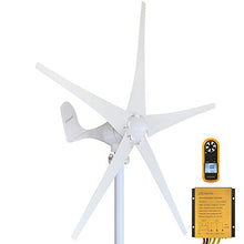 Pikasola Wind Turbine Generator Kit 400W 24V with Charge Controller,5 blade