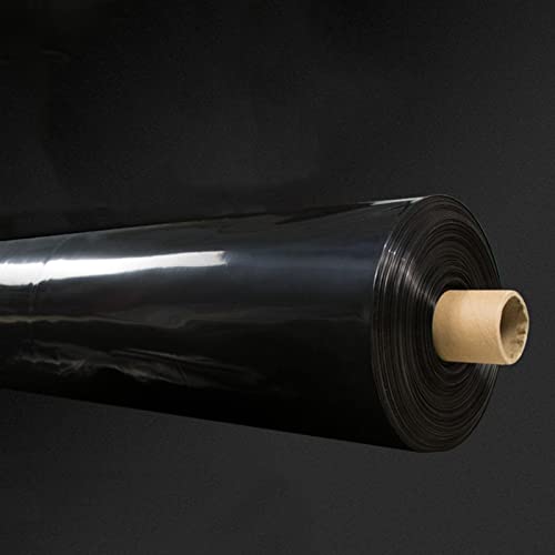 LFFH Pond Skins, Black Pliable Durable HDPE Heavy Duty Pond Plastic Liner for Fish Ponds,Water Features, Fountains, Waterfall and Water Gardens WMEIE (Color : Black, Size : 4x10m)