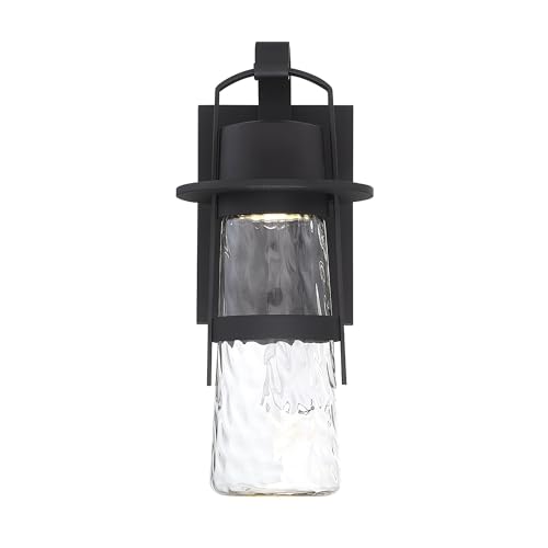 Modern Forms Balthus 21in LED Indoor/Outdoor Wall Light 3000K Black