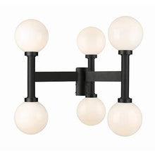 Z-Lite Laurent Outdoor Post 6-Light 360 Total Watts Black
