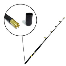 EAT MY TACKLE 50 Wide 2 Speed Fishing Reel with 160-200 Pound Tournament Rod